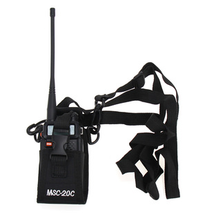 MSC-20C对讲机包尼龙保护套皮套适用Baofeng/Kenwood/Puxing/ICOM