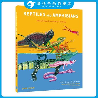 进口英文 Reptiles and Amphibians爬行动物两栖动物