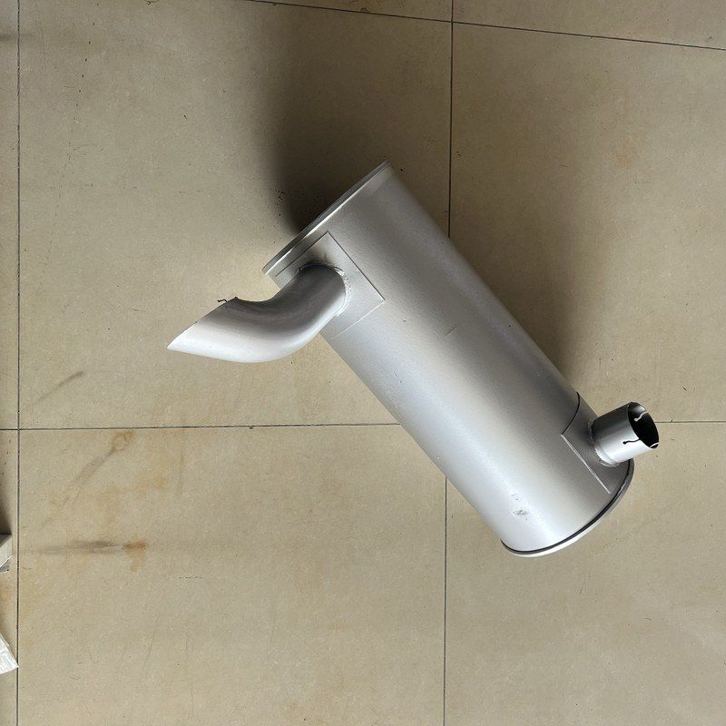 挖掘机配件中联旋挖160C消声器排气管消音器康明斯发动机