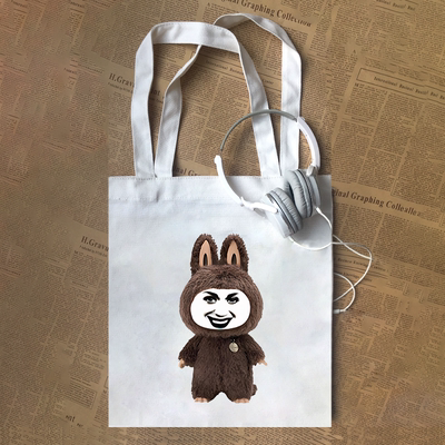 katy perry演唱会抽象拉布布凯蒂佩里水果姐头像搞笑帆布包