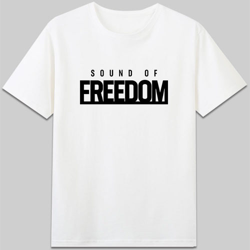 Sound of Freedom自由之声解救拐卖儿童电影短袖纯棉字母t恤衣服