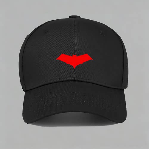 Red Hood红帽火魔红头罩罗宾Batman蝙蝠侠logo棒球帽子水洗鸭舌帽