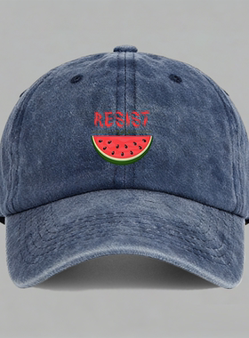 拒绝战争巴勒斯坦自由反战和平Free Palestine纯棉棒球帽鸭舌帽子