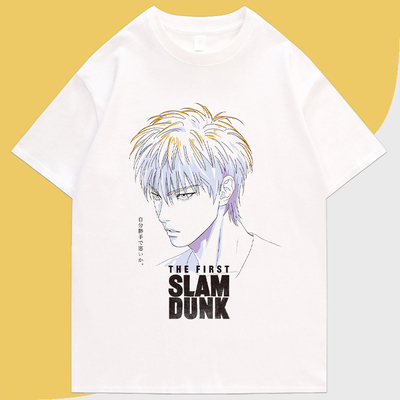 slamdunk灌篮高手电影漫画同款周边衣服美式圆领短袖T恤樱木花道