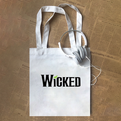 wicked魔法坏女巫百老汇歌剧电影a妹Ariana Grande帆布包