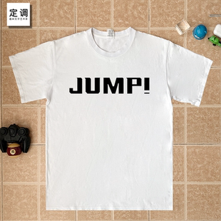 blackpink演唱会新歌JUMP粉丝自印周边t恤夏同款短袖衣服lisa夏潮