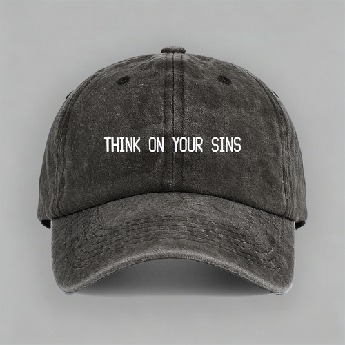 think on your sins 007大破天幕杀机M女士棉棒球帽鸭舌帽子防晒