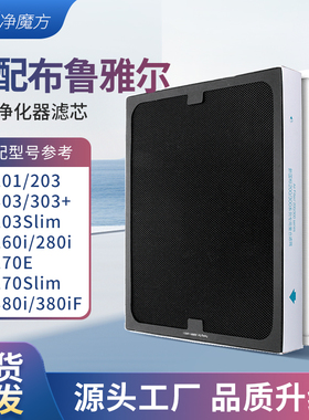 适配blueair滤网203/303/403/503/603/布鲁雅尔空气净化器过滤芯
