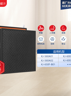 适配AO史密斯空气净化器滤网KJ560A02/650F-B01主过滤芯IF-003