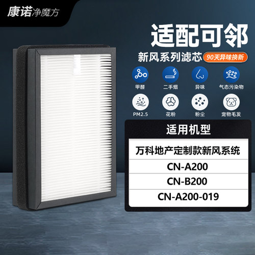 适配可邻万科地产新风机滤网