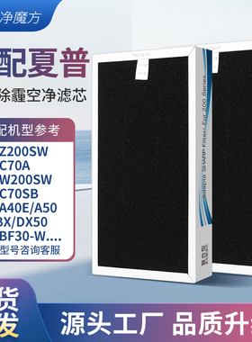 适配夏普空气净化器滤网KC-W200/280SW/WG605/w380sw/BB60过滤芯