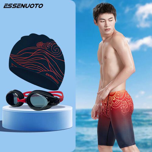 essenuoto男士防尴尬运动泳裤