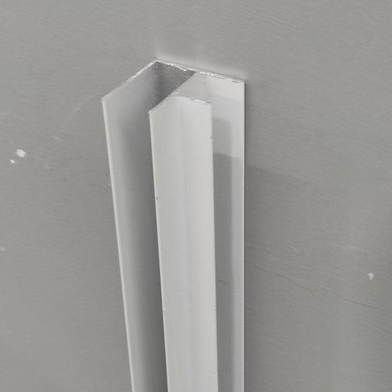 瓷砖橱柜加厚铝合金全部配件后背墙固定单卡槽 转角框架u型封边条