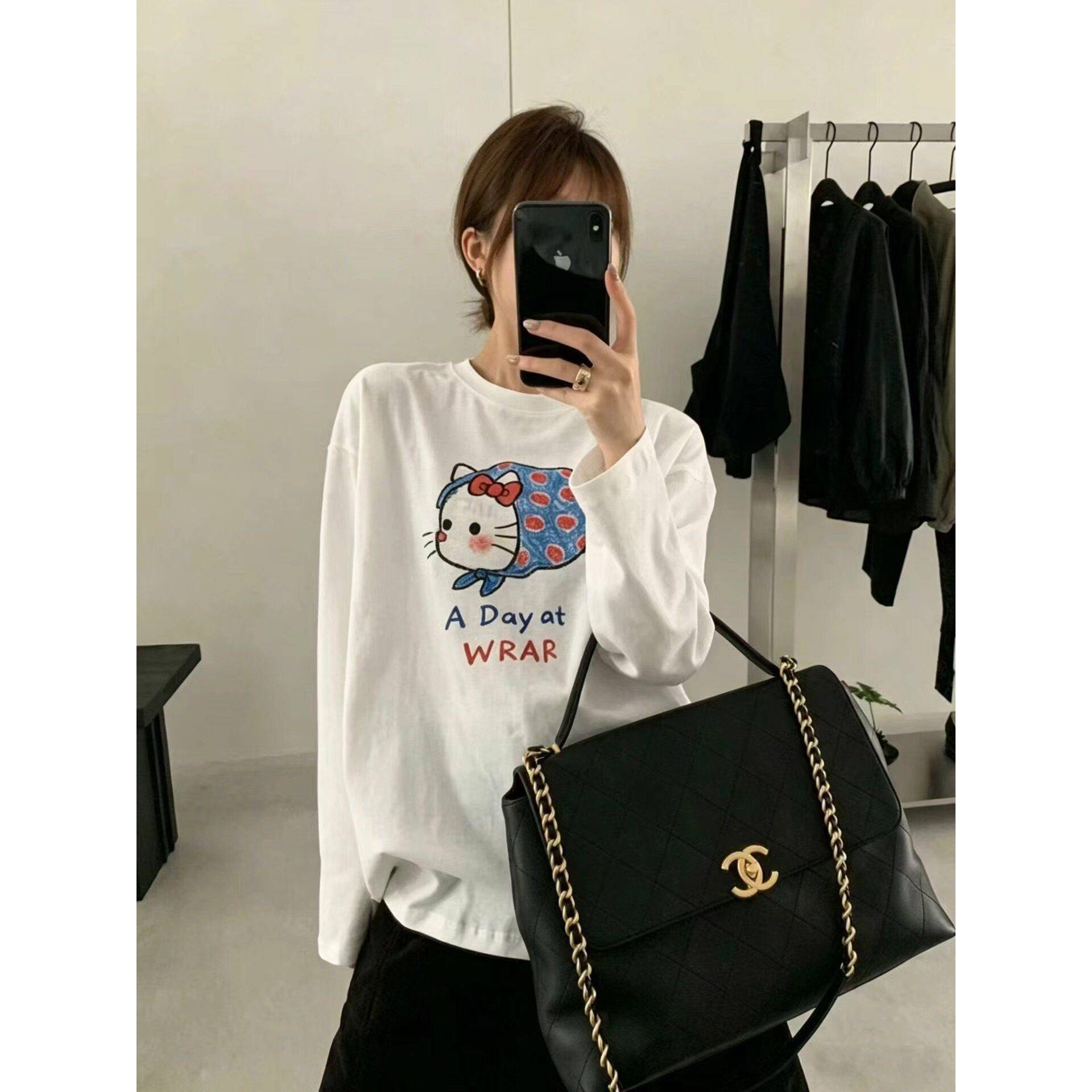 秋棉麻长袖新早女款装独特时漂亮TJQ小众高级感超好看尚气质显瘦