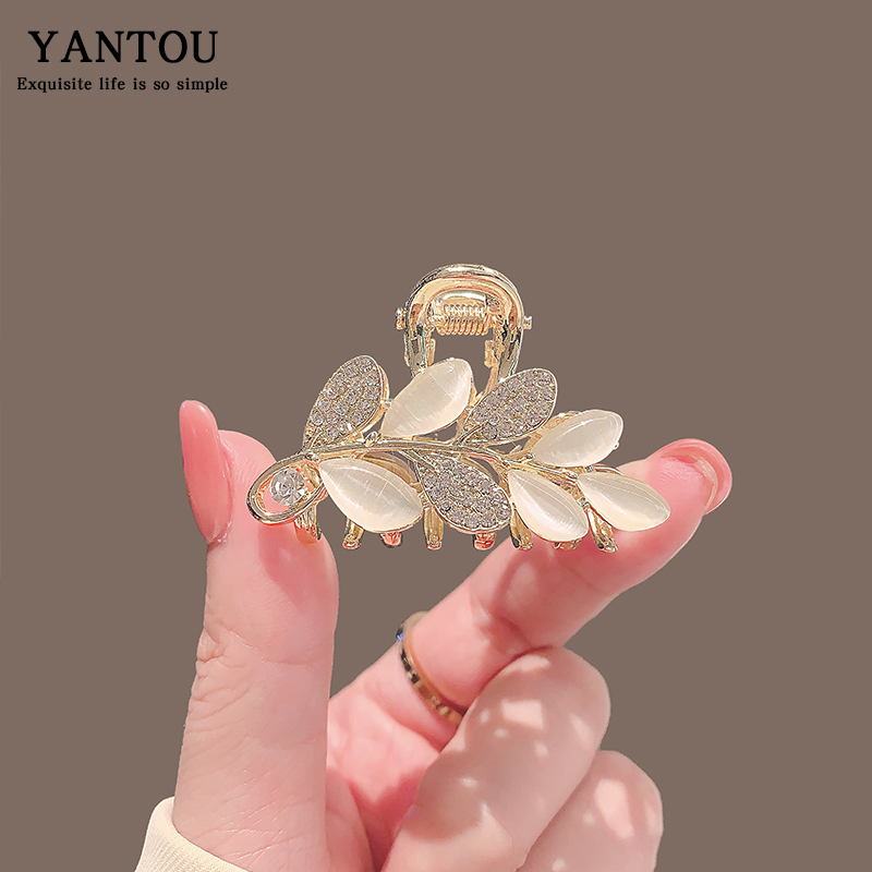 颜透抓夹合金/镀银/镀金日韩