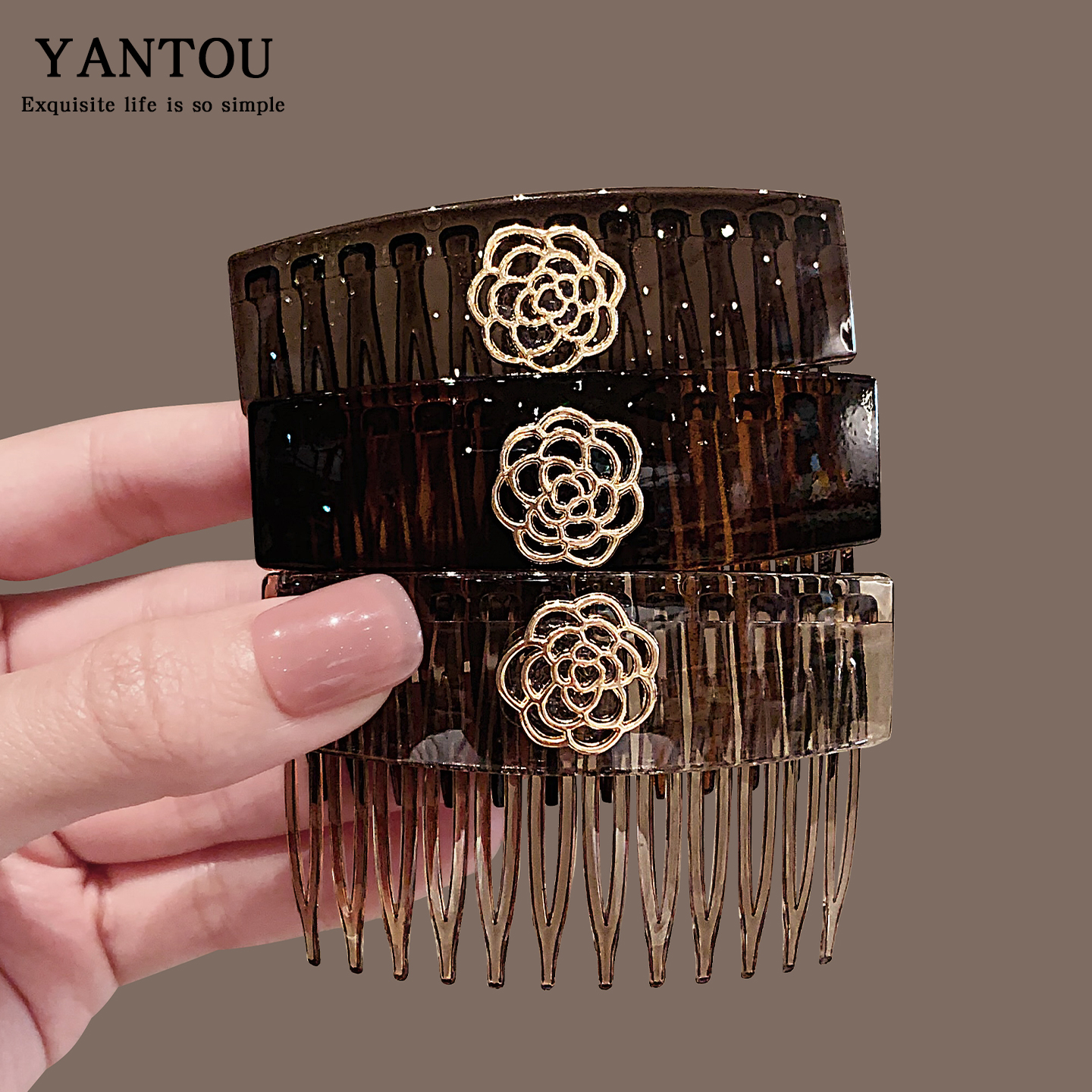 刘海发夹防滑发卡显发量盘发头饰