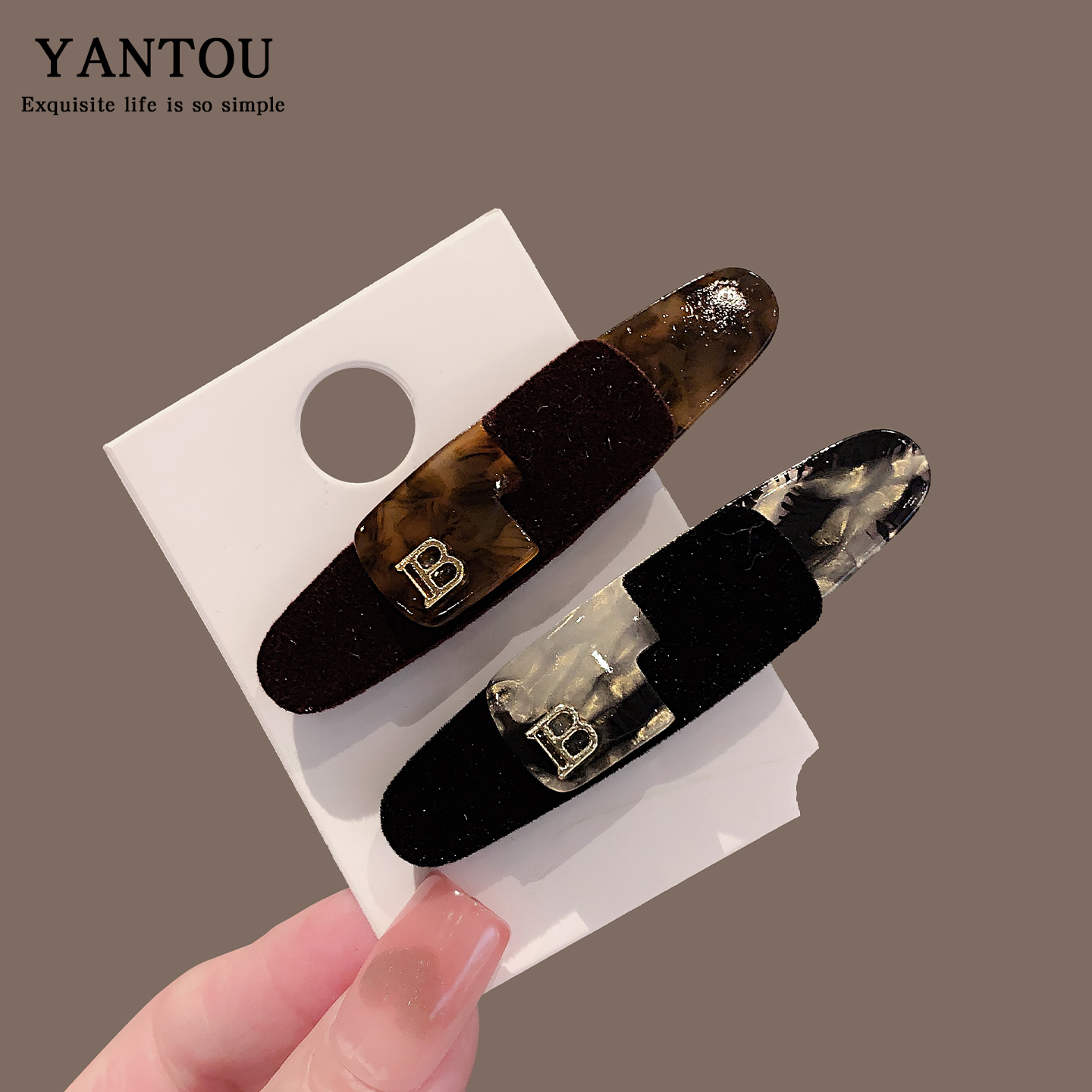 高级感刘海碎发夹子头饰发卡发饰