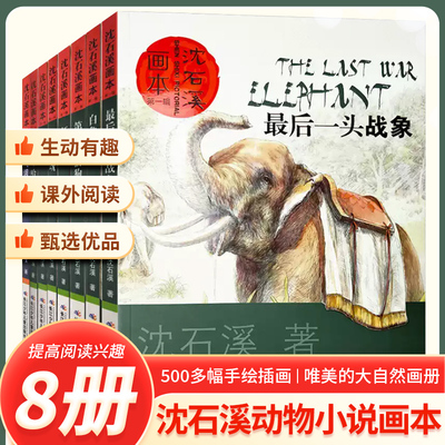沈石溪动物小说全集第一辑8册