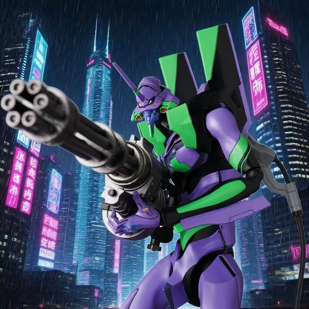 EVA合金初号机可动手办福音战士拼装模型世纪摆件和平精英玩具