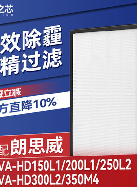 适配万科朗思威新风滤芯HEVA-HD150/200L1/300L2/350M4滤网YG0926
