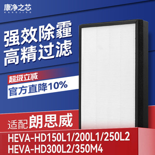 适配万科朗思威新风滤芯HEVA-HD150/200L1/300L2/350M4滤网YG0926