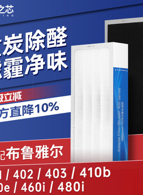 适配Blueair滤网401/402/410B/450e布鲁雅尔空气净化器过滤芯460i