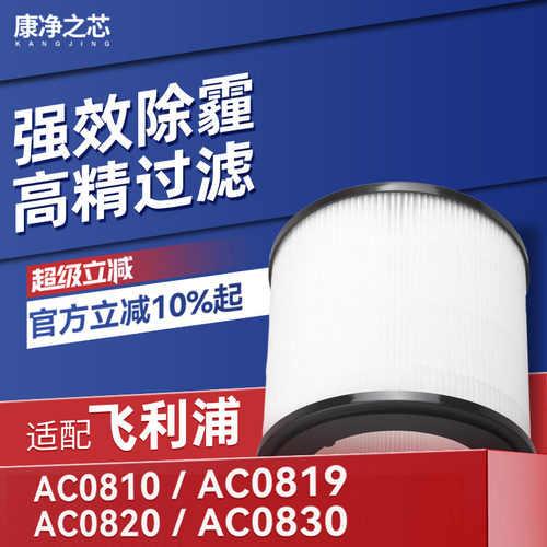 FY0194适配飞利浦空气净化器滤芯AC0810/19/20/30过滤网AC0650