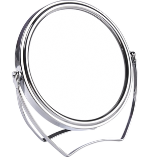 小镜子化妆镜学生宿舍梳妆镜便携随身携带办公室桌面可立折叠镜美