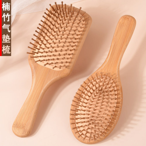 天然楠竹大板气垫按摩梳子