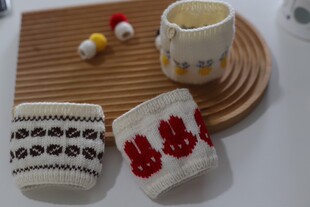 Taste of time日本相泽工房不锈钢茶壶波点草莓编织壶套可定制