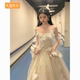 晚礼服女2024新款 名媛宴会气质小个子生日公主裙艺考十八成人礼夏