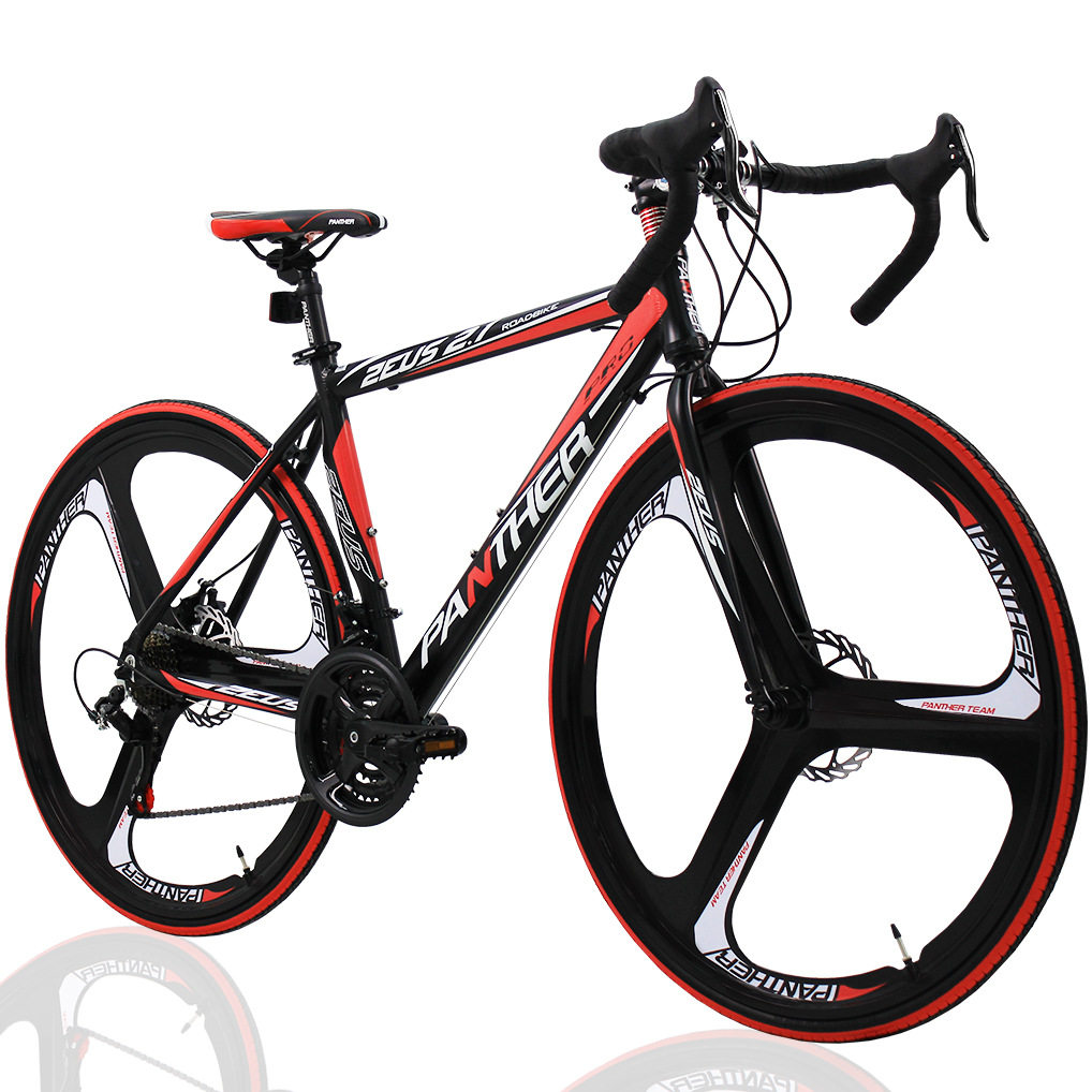 磐特zu2.1自行车赛车21变速弯把一体轮男女竞技速破风学生公路