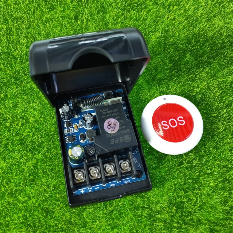 随意贴SOS按钮12v24v36v30A一路大功率灯具水泵车灯喇叭遥控开关