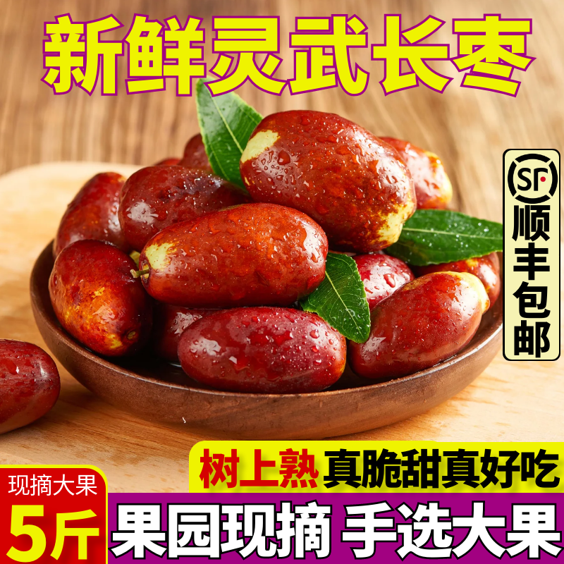灵武长枣应季水果宁夏顺丰包邮