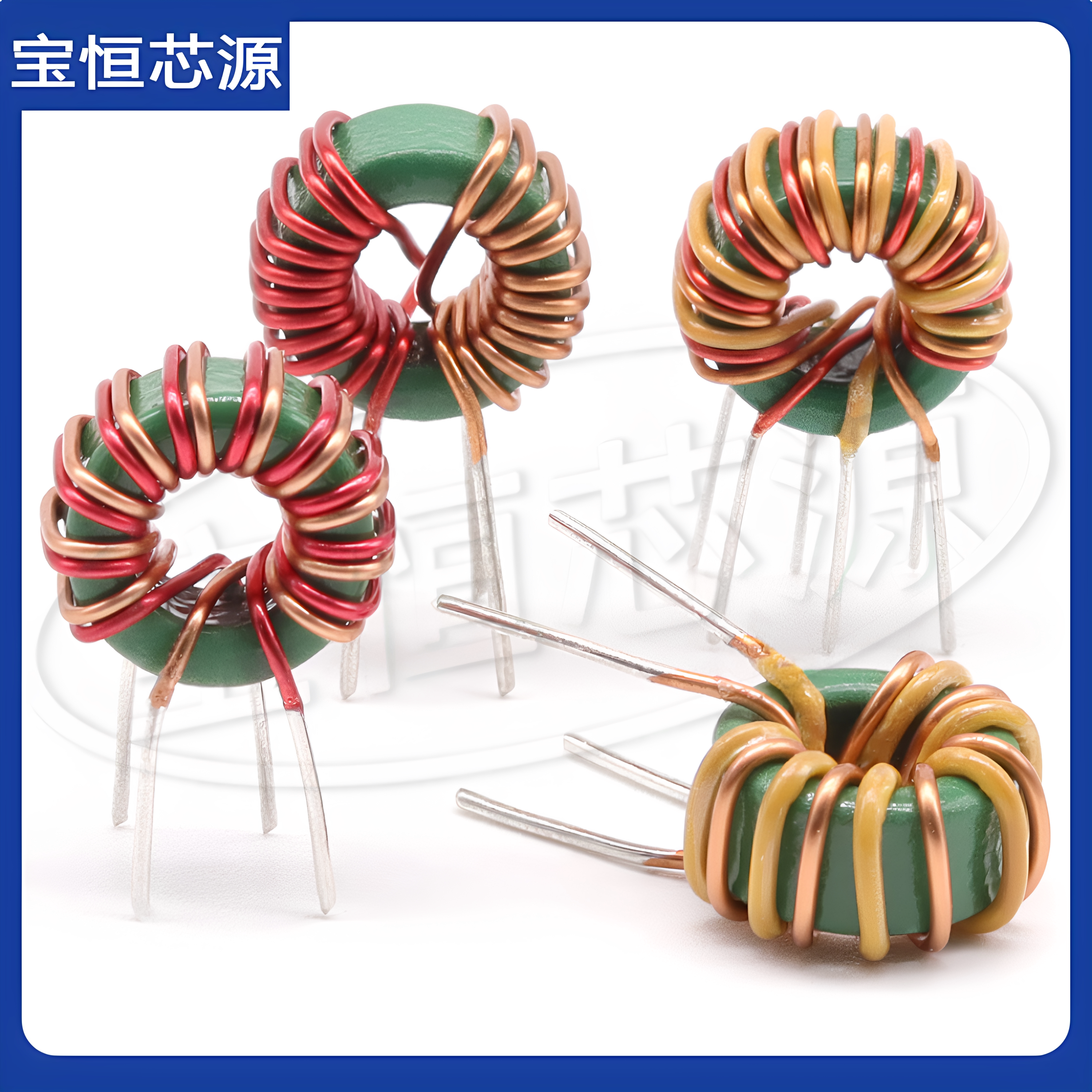 T9*5*3 10*6*5磁环插件共模电感500uH800uH1mH锰锌滤波电感线圈 - 实物图