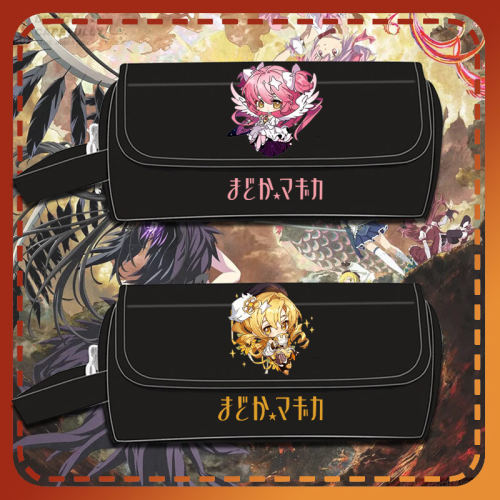 魔法少女小圆周边鹿目笔袋文具盒
