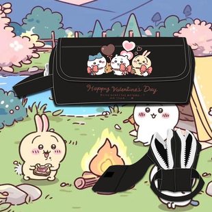 chiikawa吉伊卡哇吉伊卡哇乌萨奇小八周边卡通多层笔袋文具盒ww