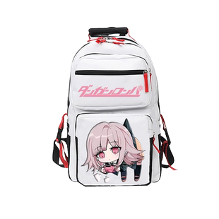 弹丸论破十神白夜周边男女青少年双肩背包流行学生休闲书包百搭ww