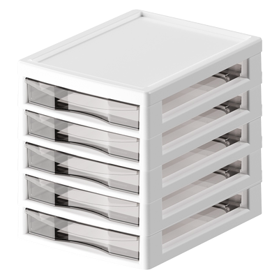 桌上文件多层收纳置物架抽屉式