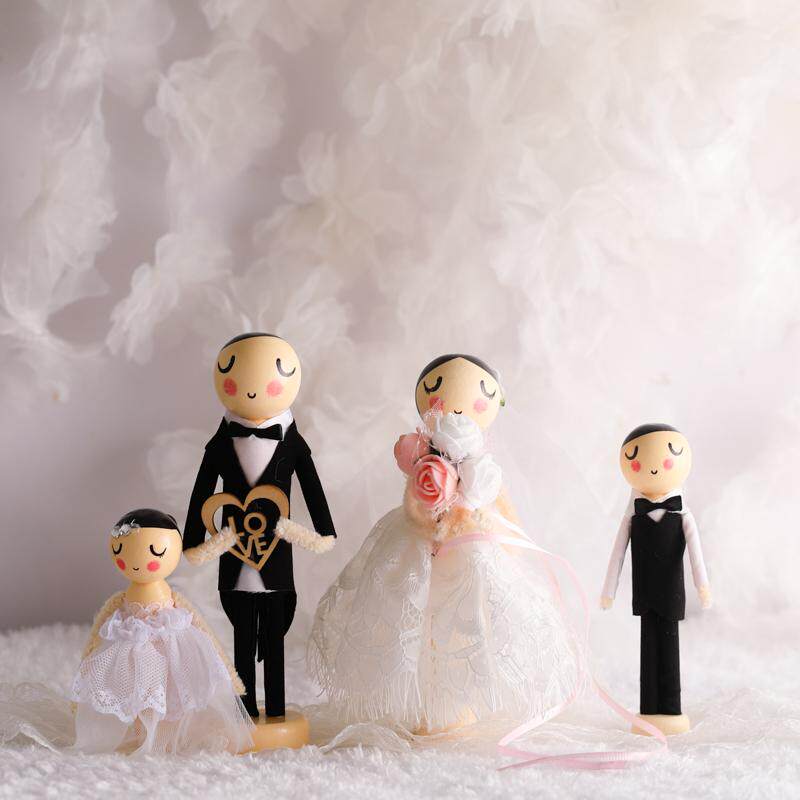 结婚礼物法式婚纱模特摆件新朗新娘人偶娃娃送新人闺蜜纪念日礼品