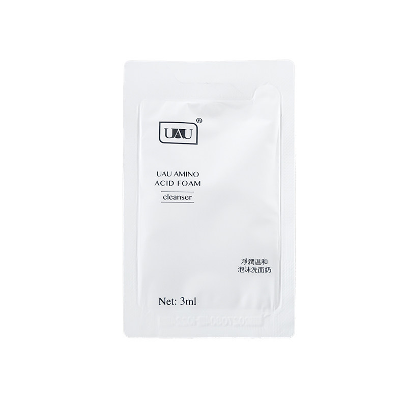 泰国UAU洗面奶3ml小样 净润温和泡沫洗面奶深层清洁去保湿补水