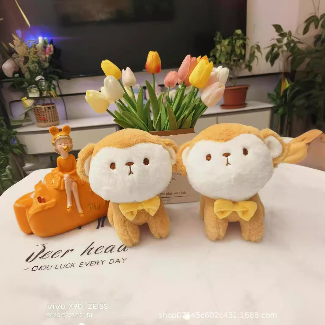 毛绒玩具新款八寸猴子抓机娃娃公仔派大星毛绒玩具公仔