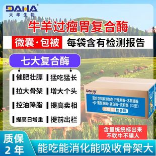 [大华过瘤胃]双效过瘤胃复合酶牛羊不消化开胃进食专用饲料添加剂