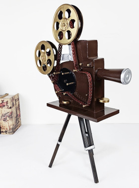 仿真复古老式仿古电影放映机模型