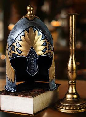 欧式仿真复古罗马勇士头盔模型