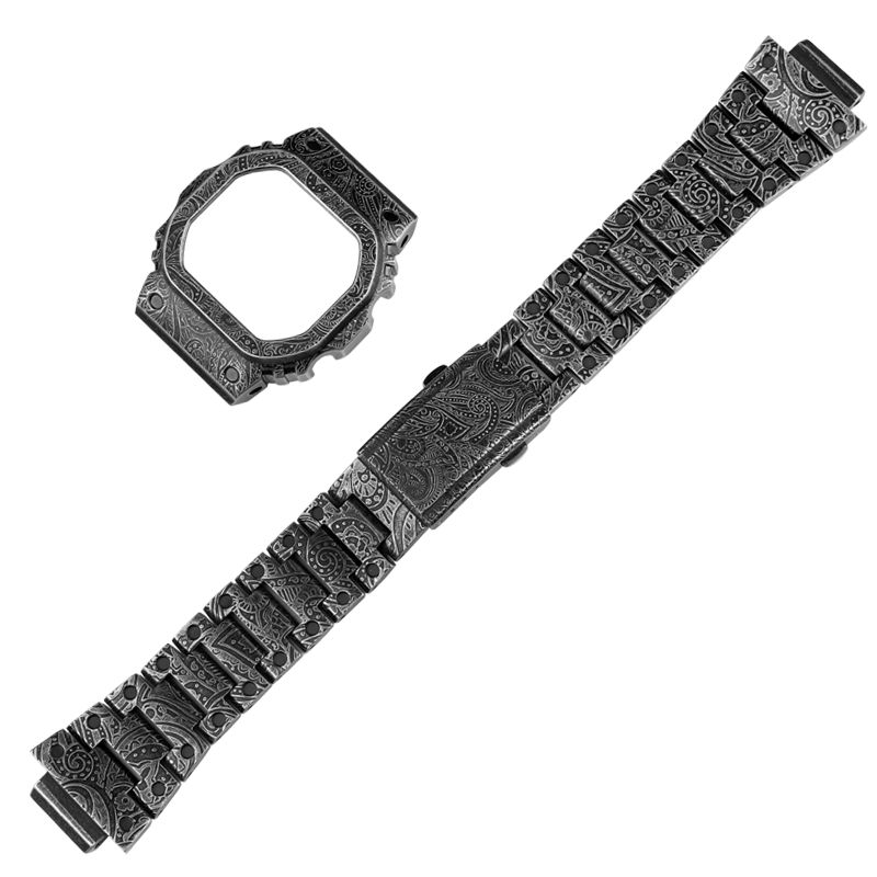 DW-GW-B5600佩斯利表带表壳