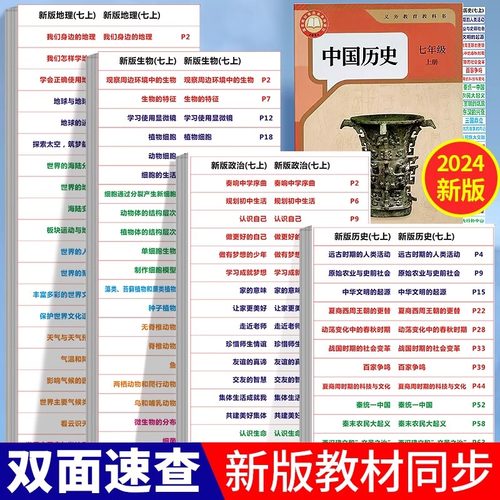 目录标签速查索引人教初中历史