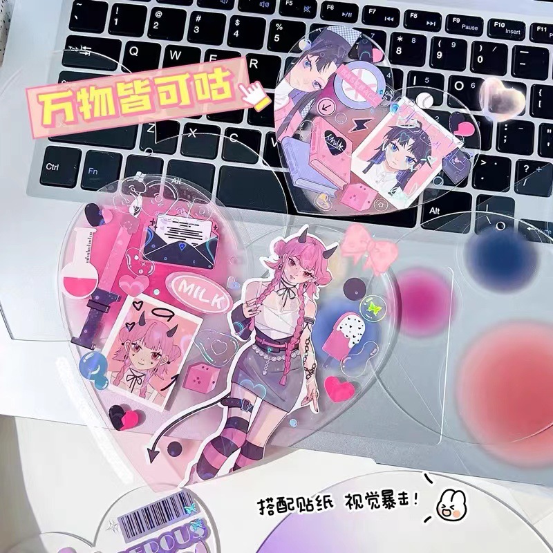 巨无霸咕卡盘创意domi贴纸咕盘