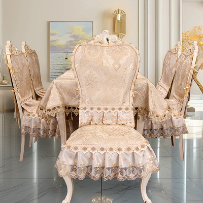 欧式宫廷蕾丝荷叶边椅套