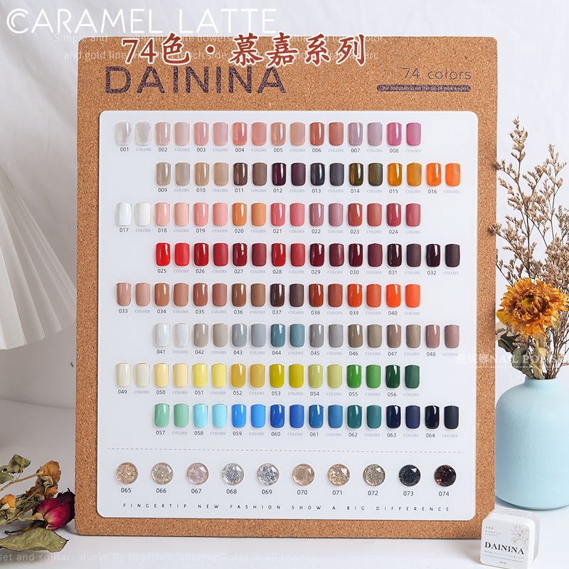 戴妮娜持久显白日式罐装甲油胶